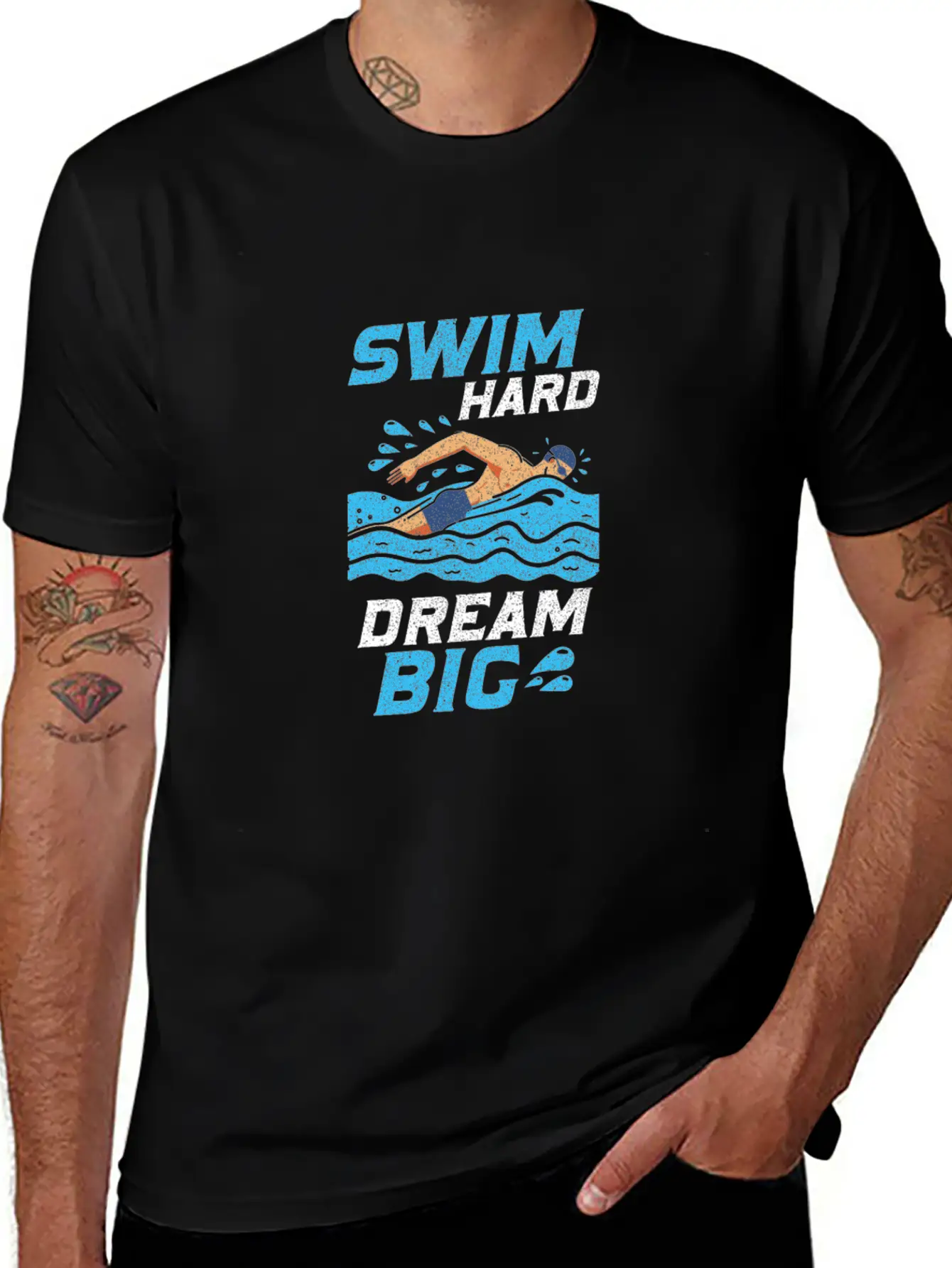 Water Sports Swimming Basic Graphic T-Shirt – Daily Comfort In Soft Cotton