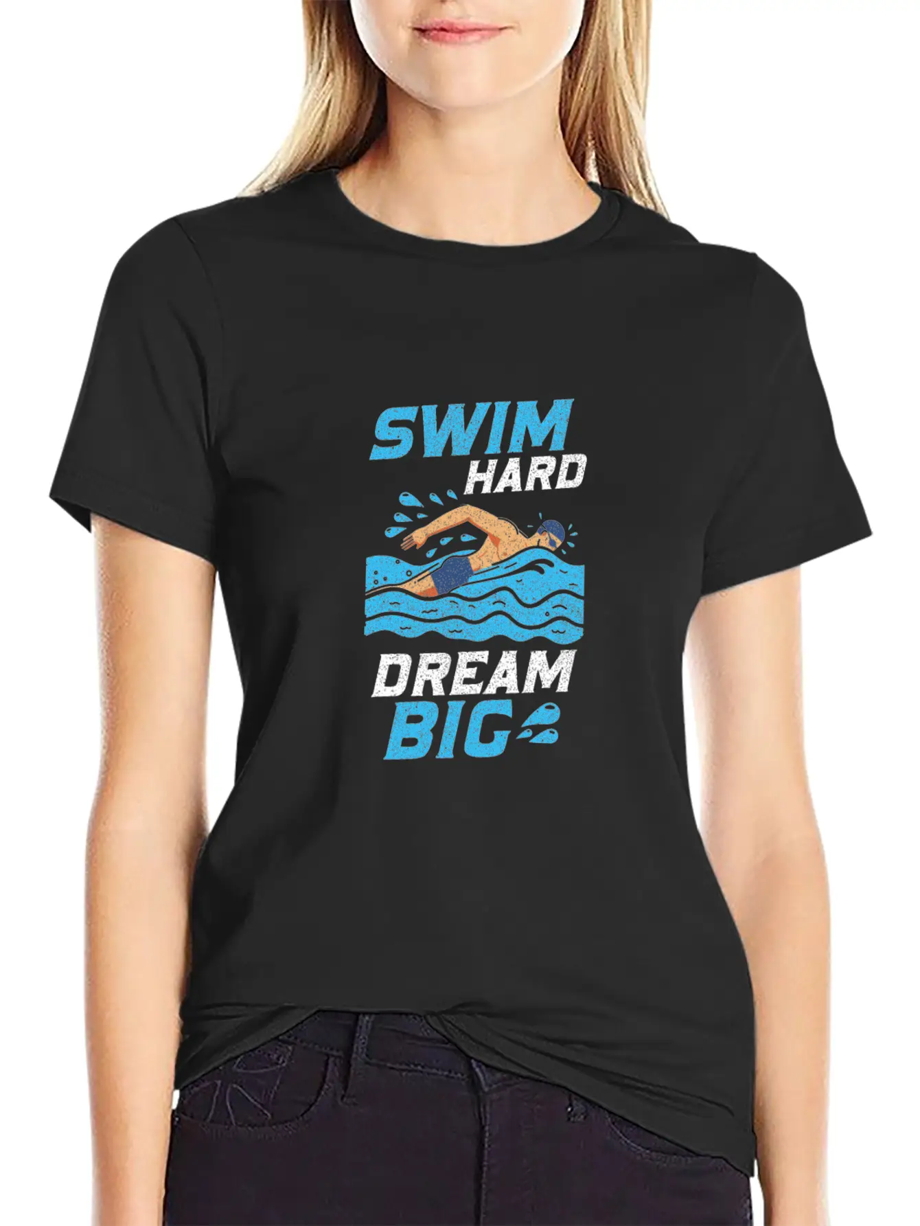 Water Sports Swimming Basic Graphic T-Shirt – Daily Comfort In Soft Cotton
