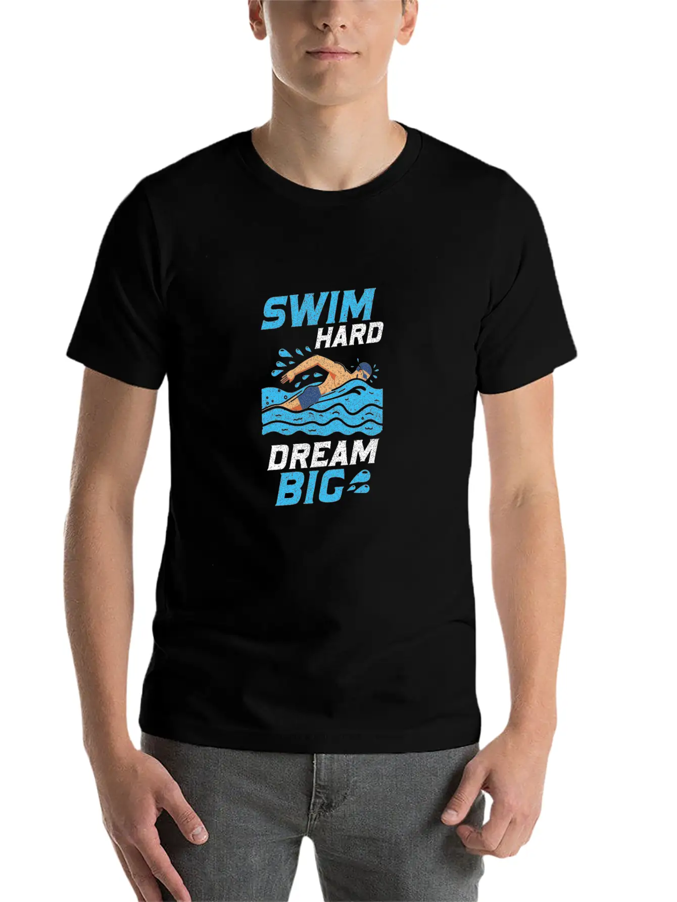 Water Sports Swimming Basic Graphic T-Shirt – Daily Comfort In Soft Cotton