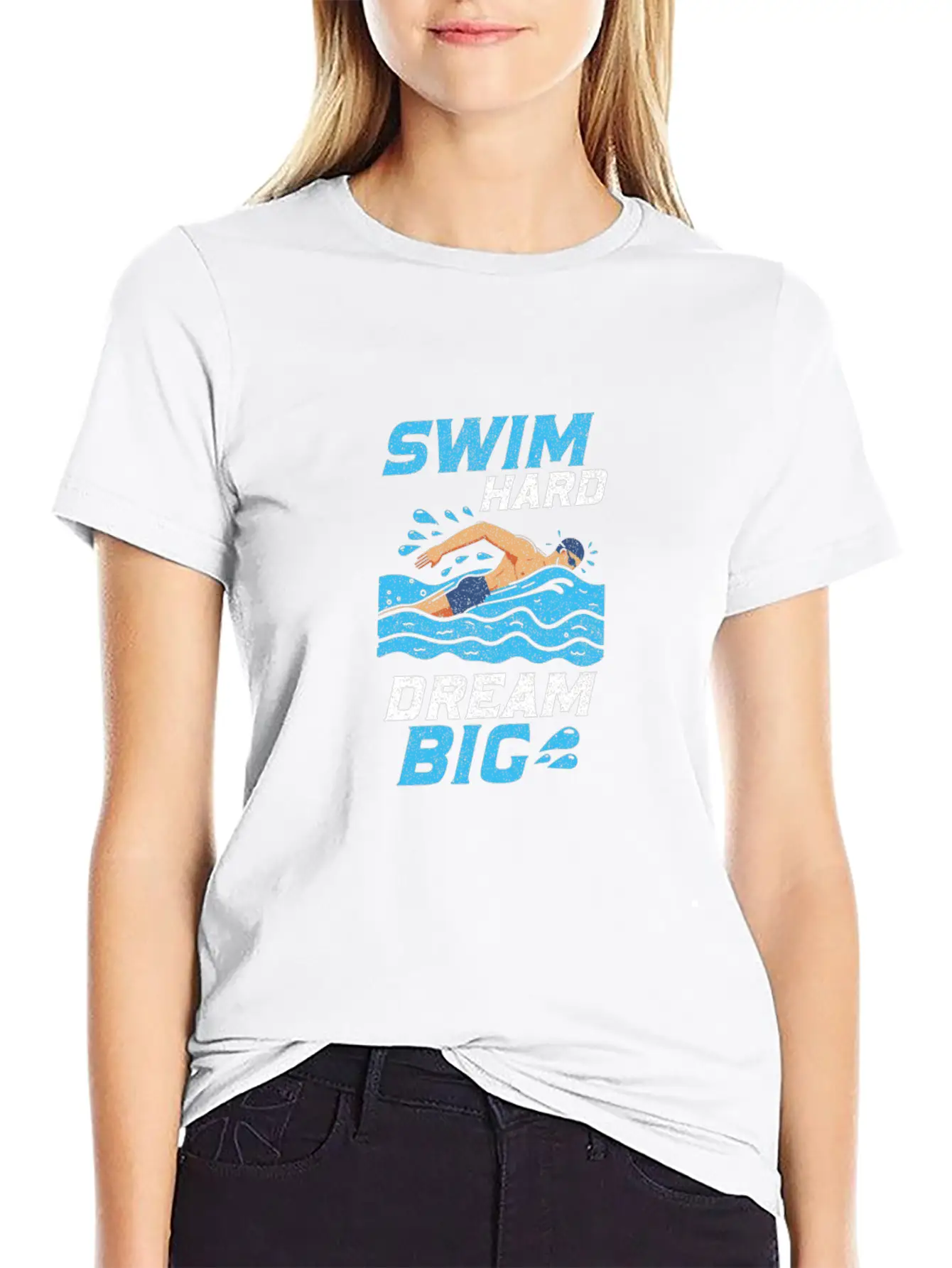 Water Sports Swimming Basic Graphic T-Shirt – Daily Comfort In Soft Cotton