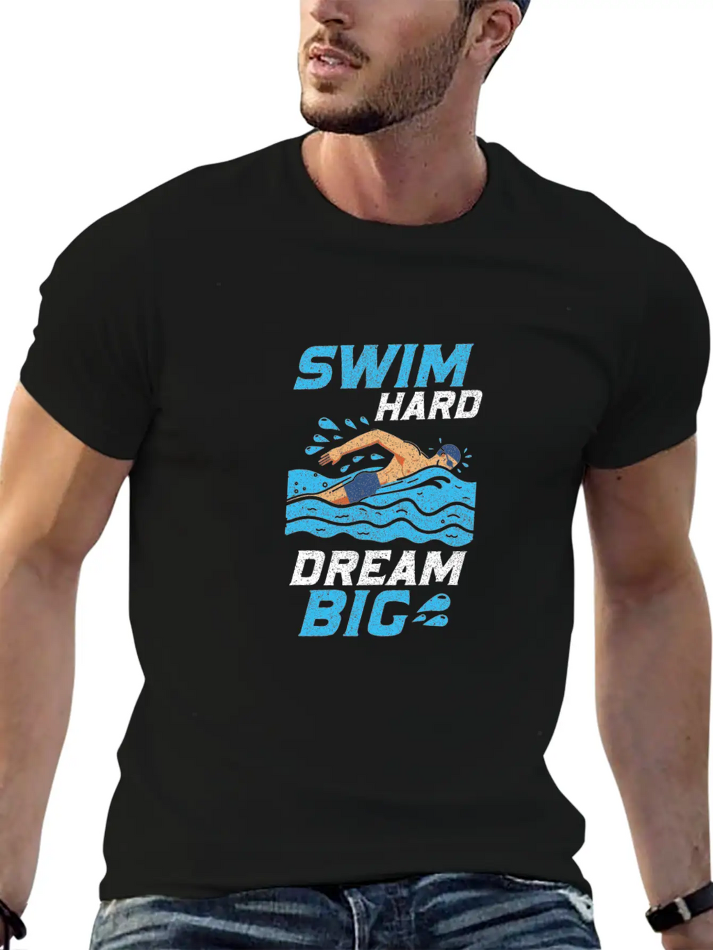 Water Sports Swimming Basic Graphic T-Shirt – Daily Comfort In Soft Cotton