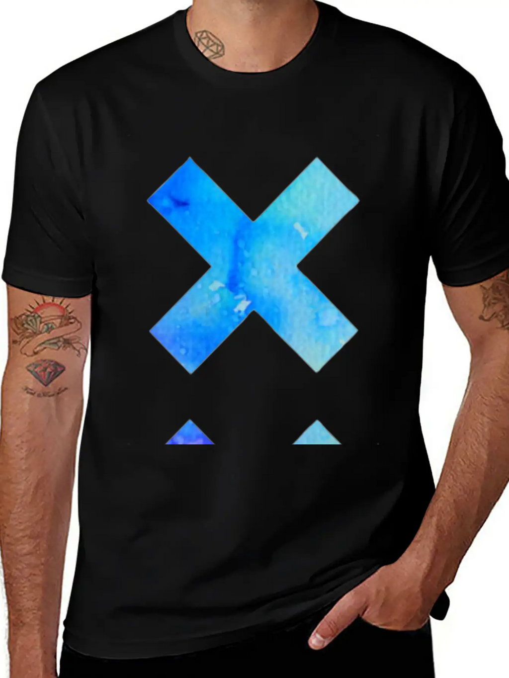 Watercolor Essential Cotton Tee For Daily Outfits – Unisex Style