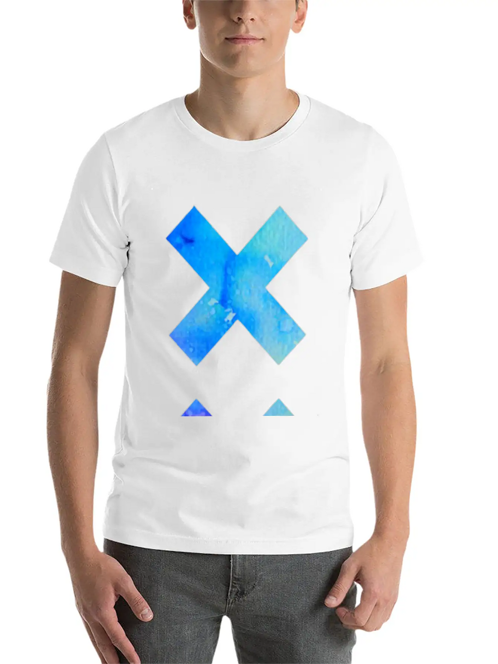 Watercolor Essential Cotton Tee For Daily Outfits – Unisex Style