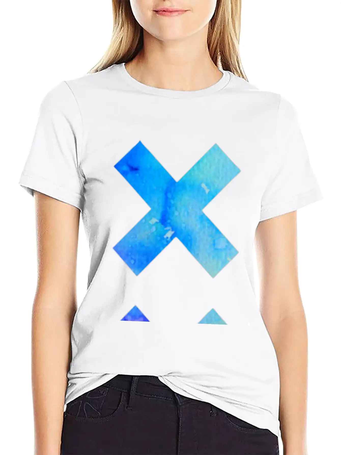 Watercolor Essential Cotton Tee For Daily Outfits – Unisex Style
