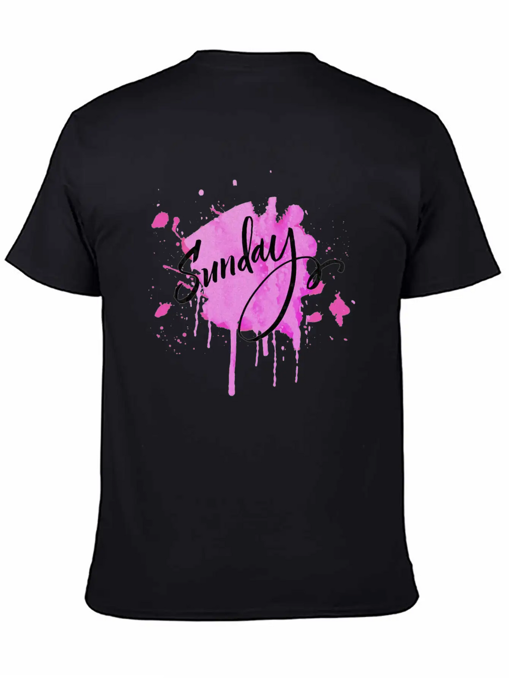 Watercolor Sunday Breathable Graphic T-Shirt – Perfect For Casual Days