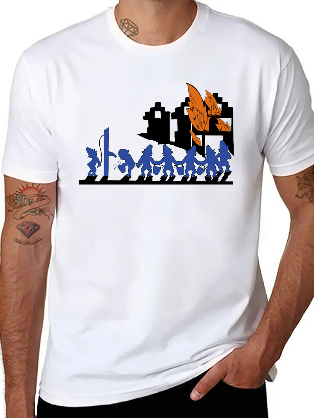 Waterline And Fire Timeless Short Sleeve Tee – Comfy And Minimalist Design