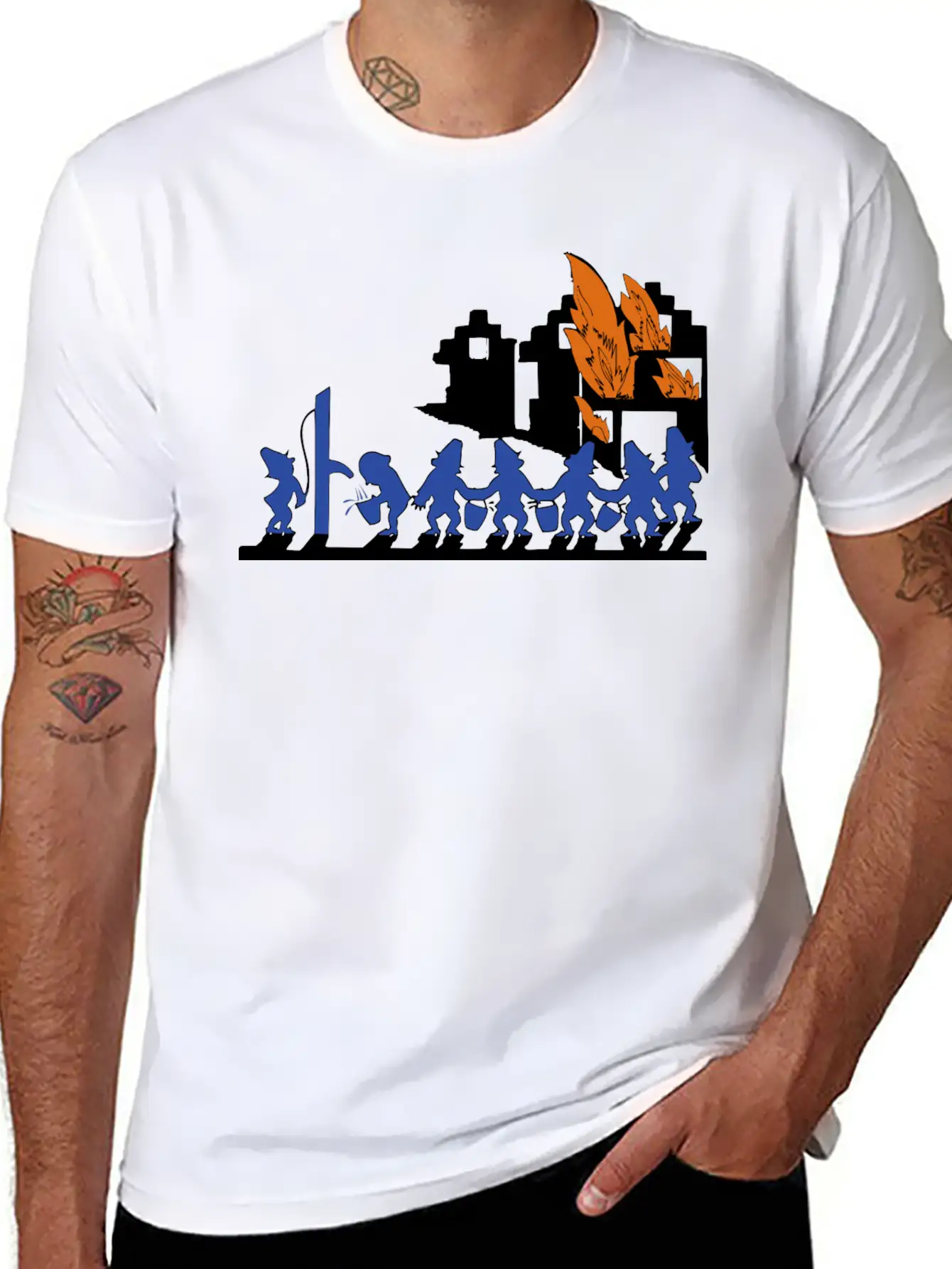 Waterline And Fire Timeless Short Sleeve Tee – Comfy And Minimalist Design