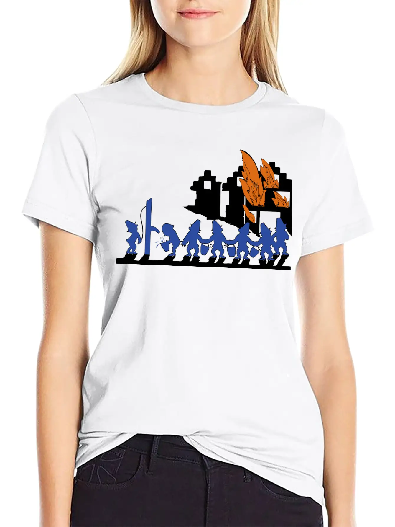 Waterline And Fire Timeless Short Sleeve Tee – Comfy And Minimalist Design