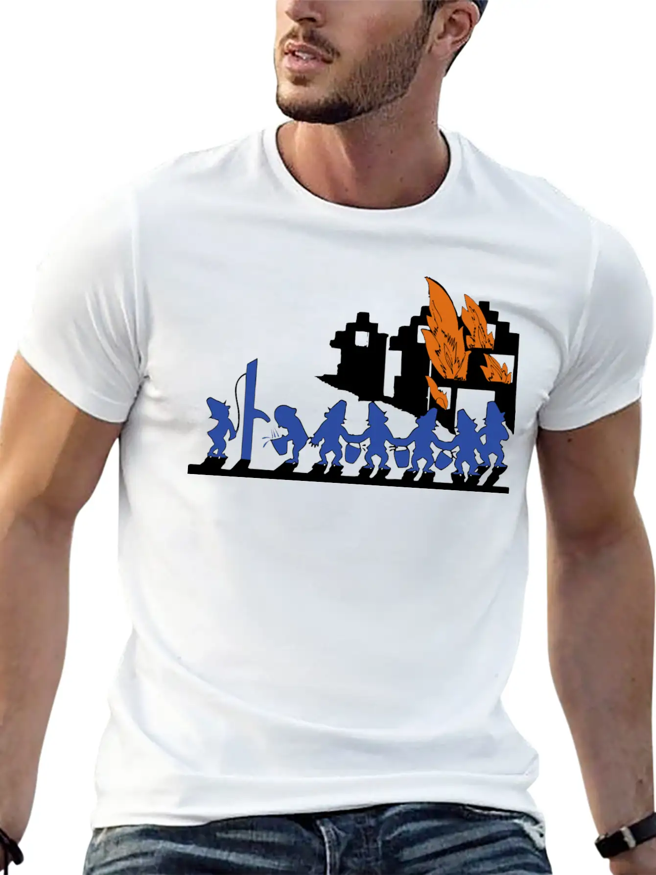 Waterline And Fire Timeless Short Sleeve Tee – Comfy And Minimalist Design