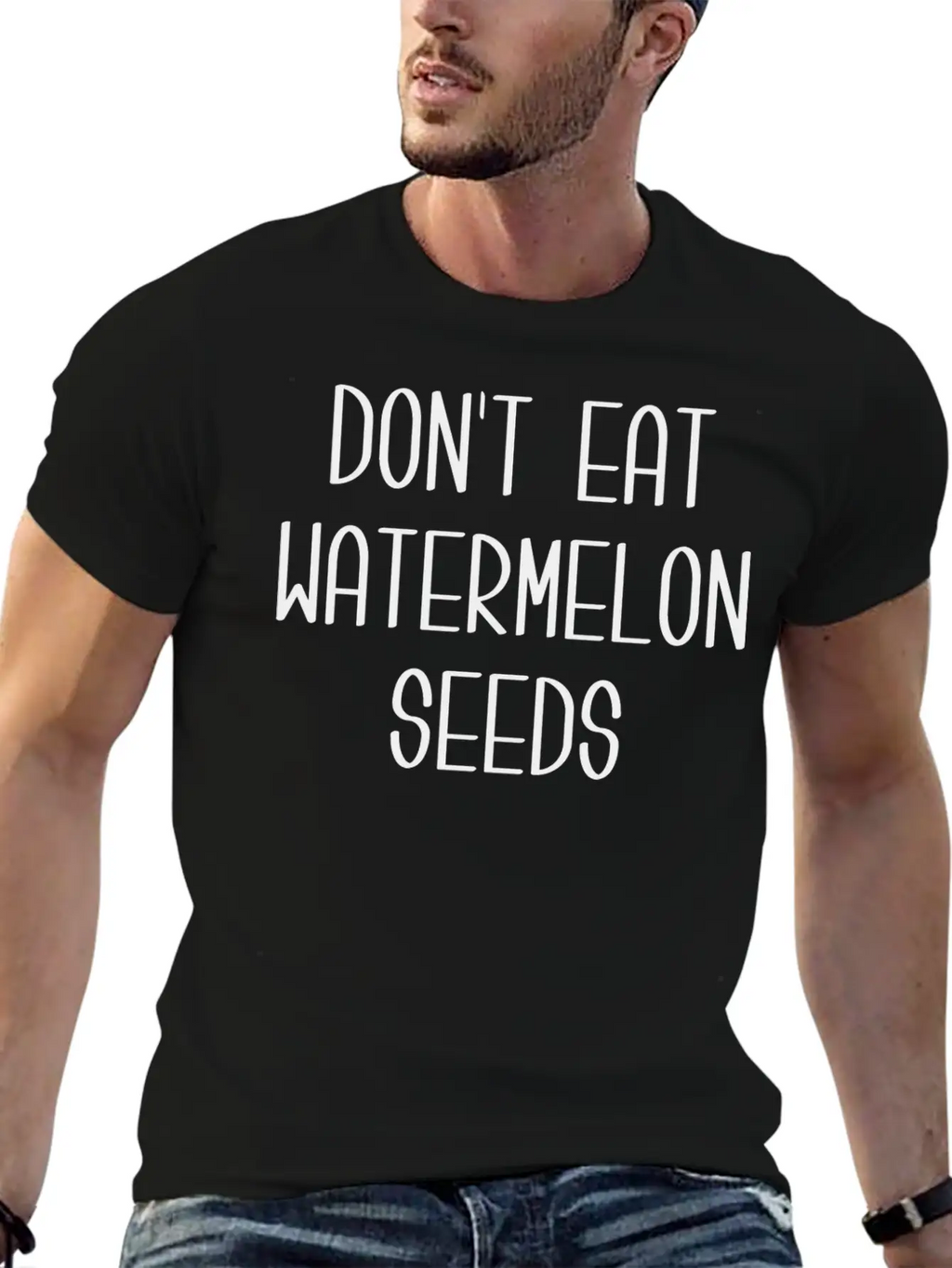 Watermelon Seeds Relaxed Everyday Tee – Lightweight And Durable Cotton