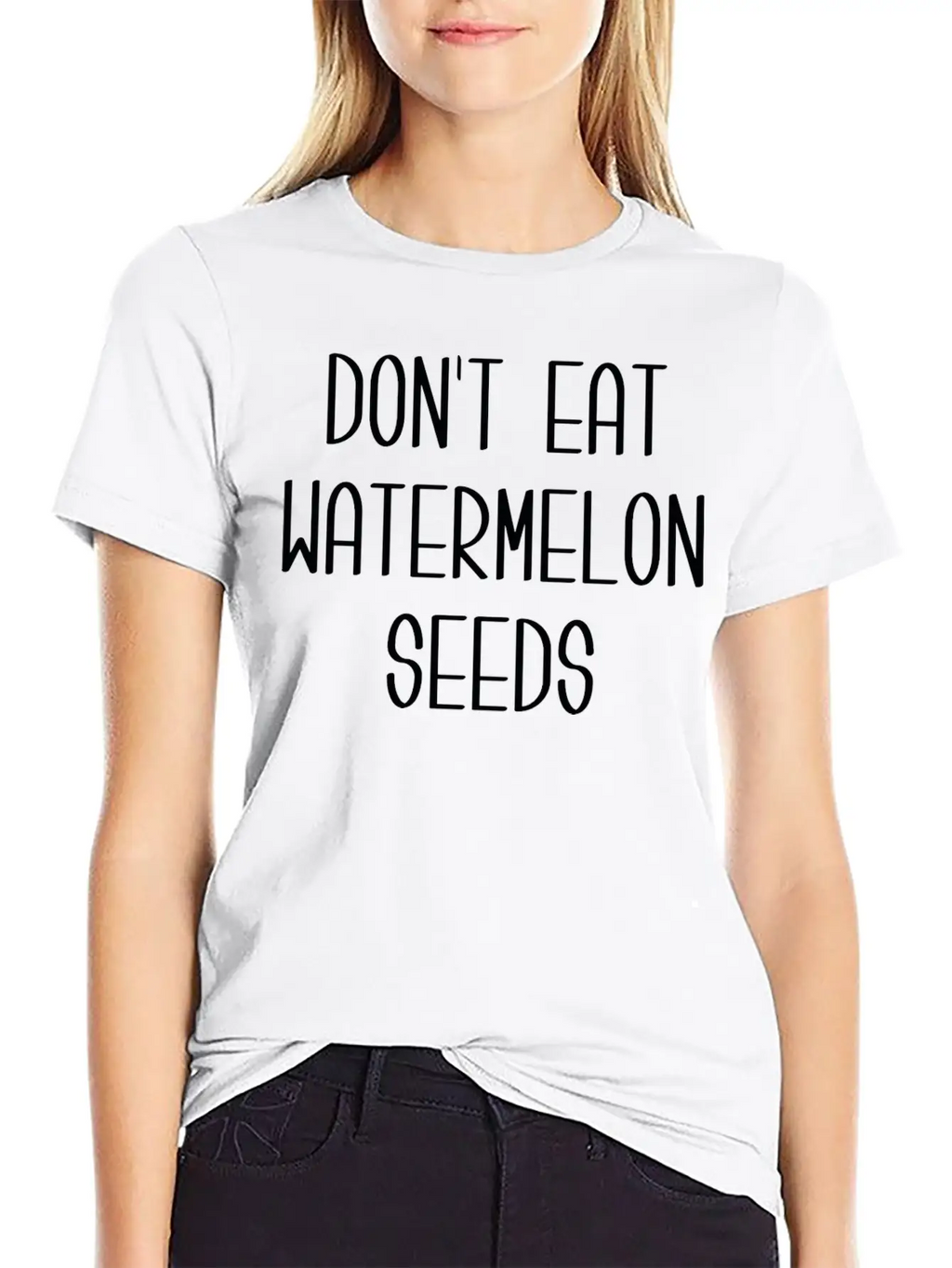 Watermelon Seeds Relaxed Everyday Tee – Lightweight And Durable Cotton
