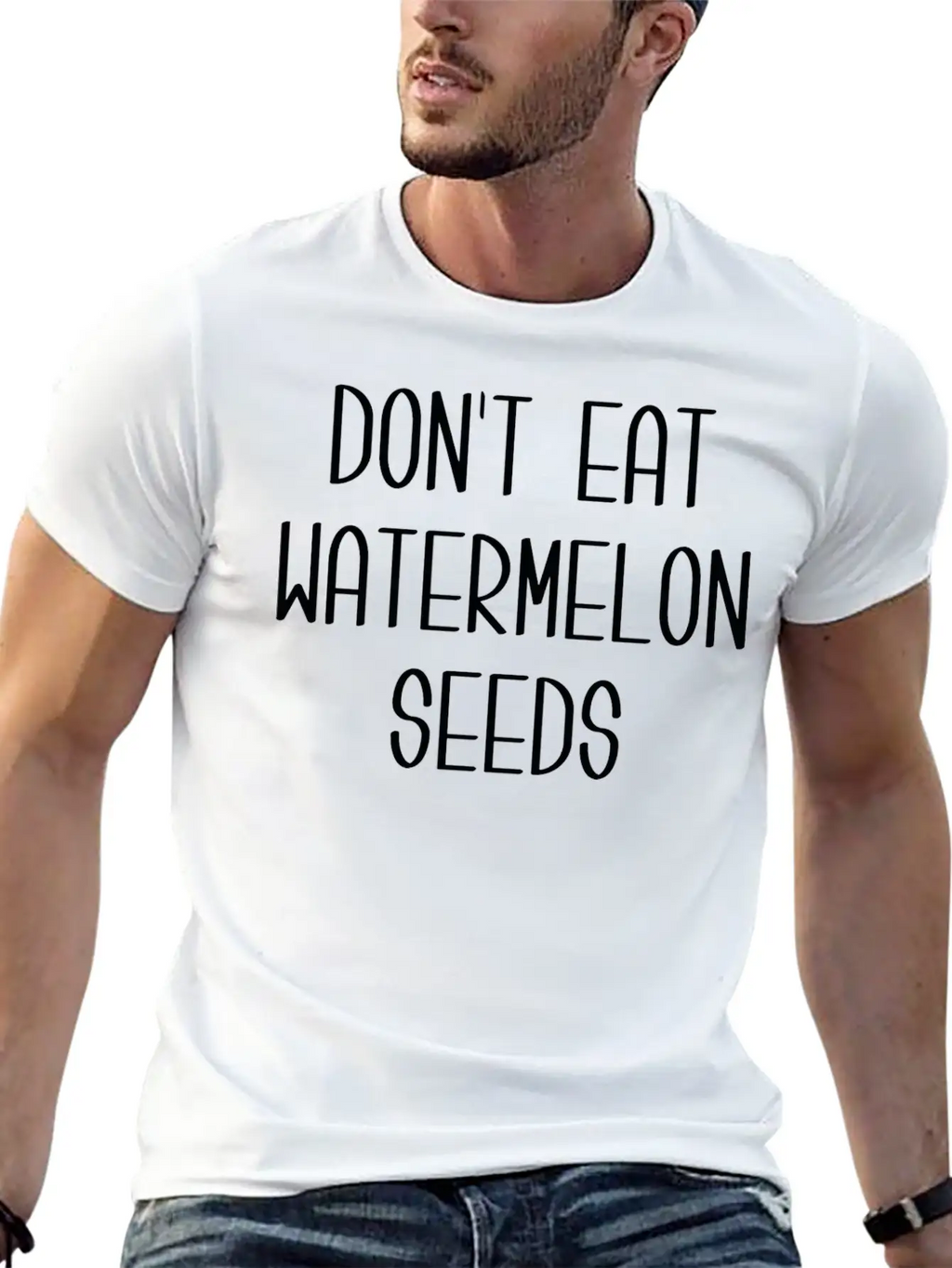 Watermelon Seeds Relaxed Everyday Tee – Lightweight And Durable Cotton