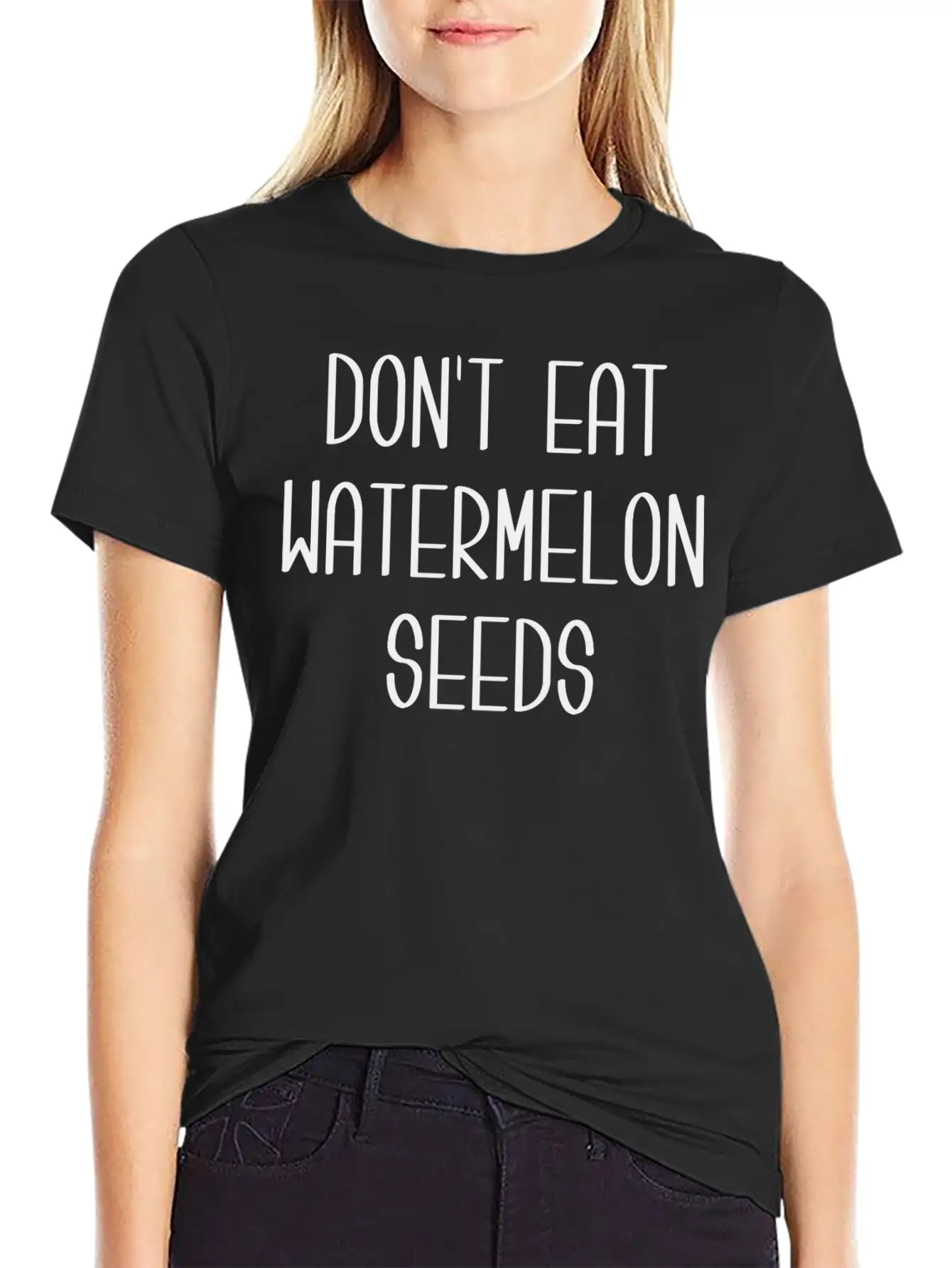 Watermelon Seeds Relaxed Everyday Tee – Lightweight And Durable Cotton