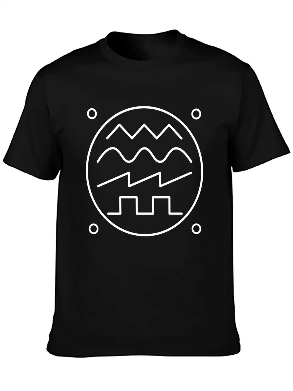 Waveform Electrical Engineering Electrician Essential Cotton Tee For Daily Outfits – Unisex Style