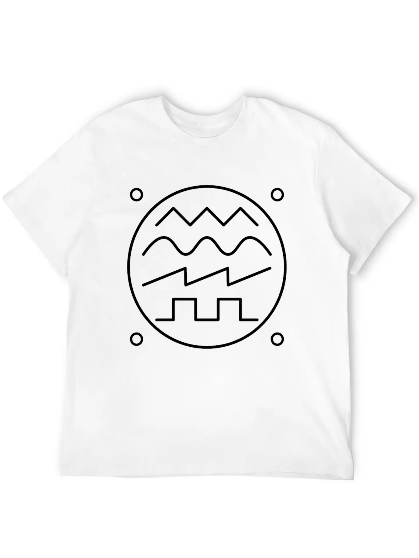 Waveform Electrical Engineering Electrician Essential Cotton Tee For Daily Outfits – Unisex Style