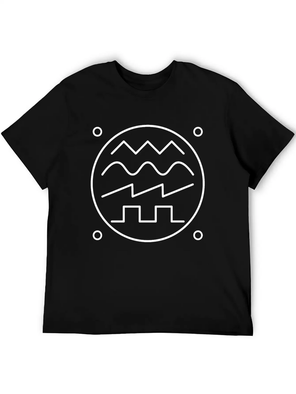 Waveform Electrical Engineering Electrician Essential Cotton Tee For Daily Outfits – Unisex Style