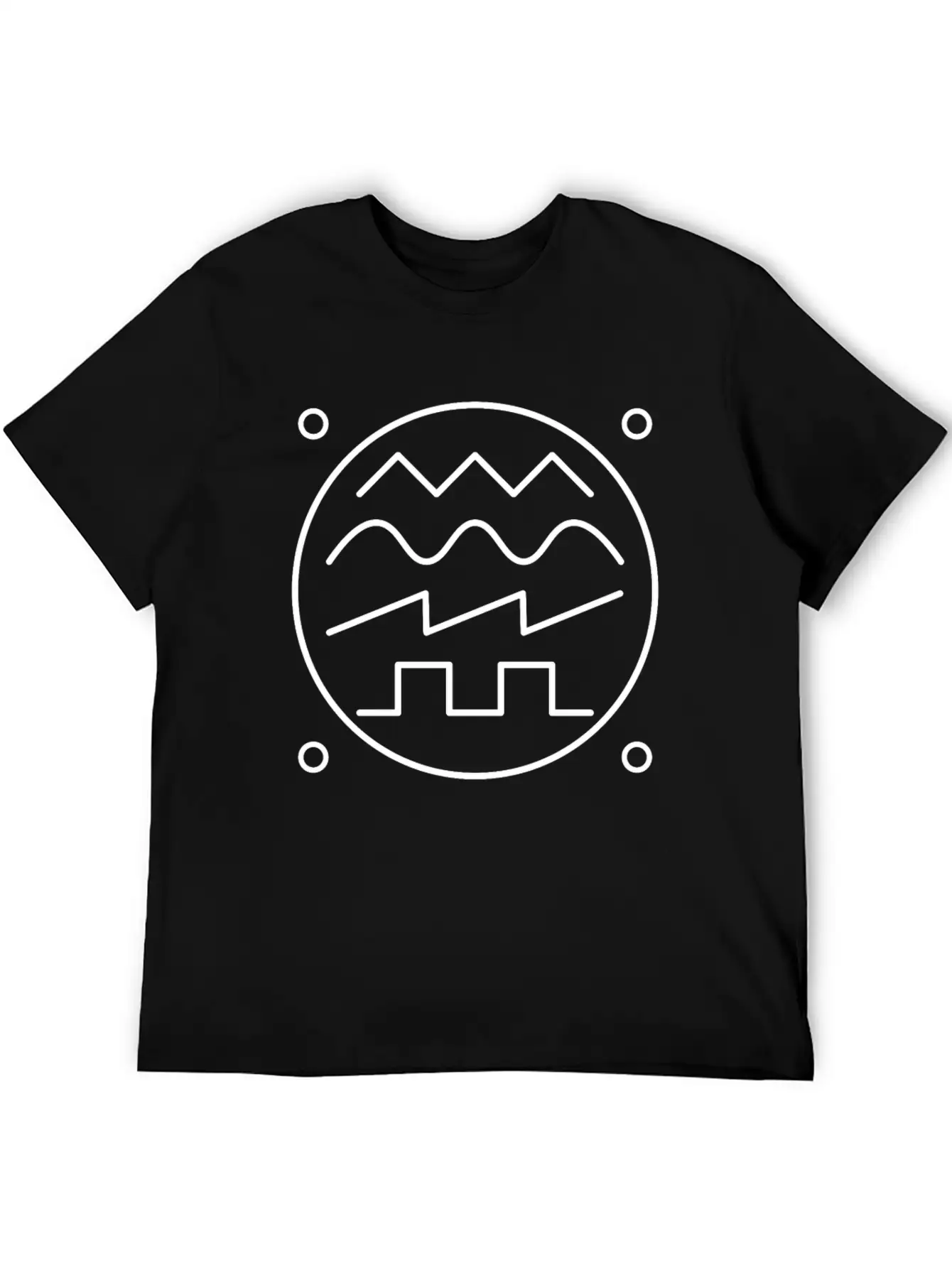 Waveform Electrical Engineering Electrician Essential Cotton Tee For Daily Outfits – Unisex Style