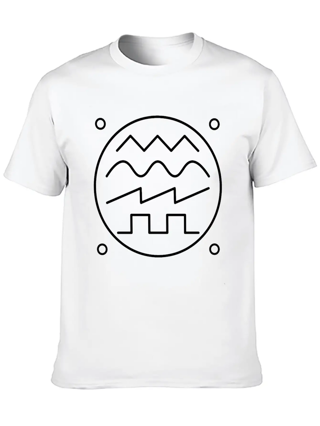 Waveform Electrical Engineering Electrician Essential Cotton Tee For Daily Outfits – Unisex Style