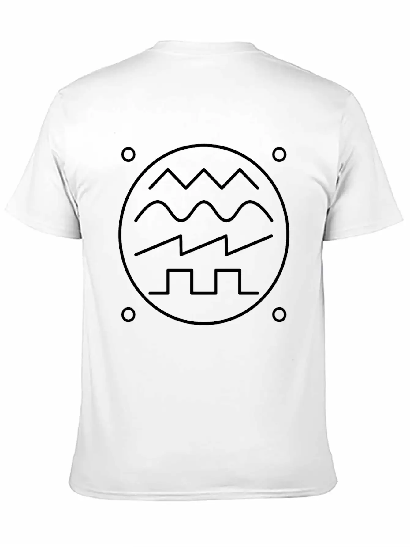 Waveform Electrical Engineering Electrician Essential Cotton Tee For Daily Outfits – Unisex Style