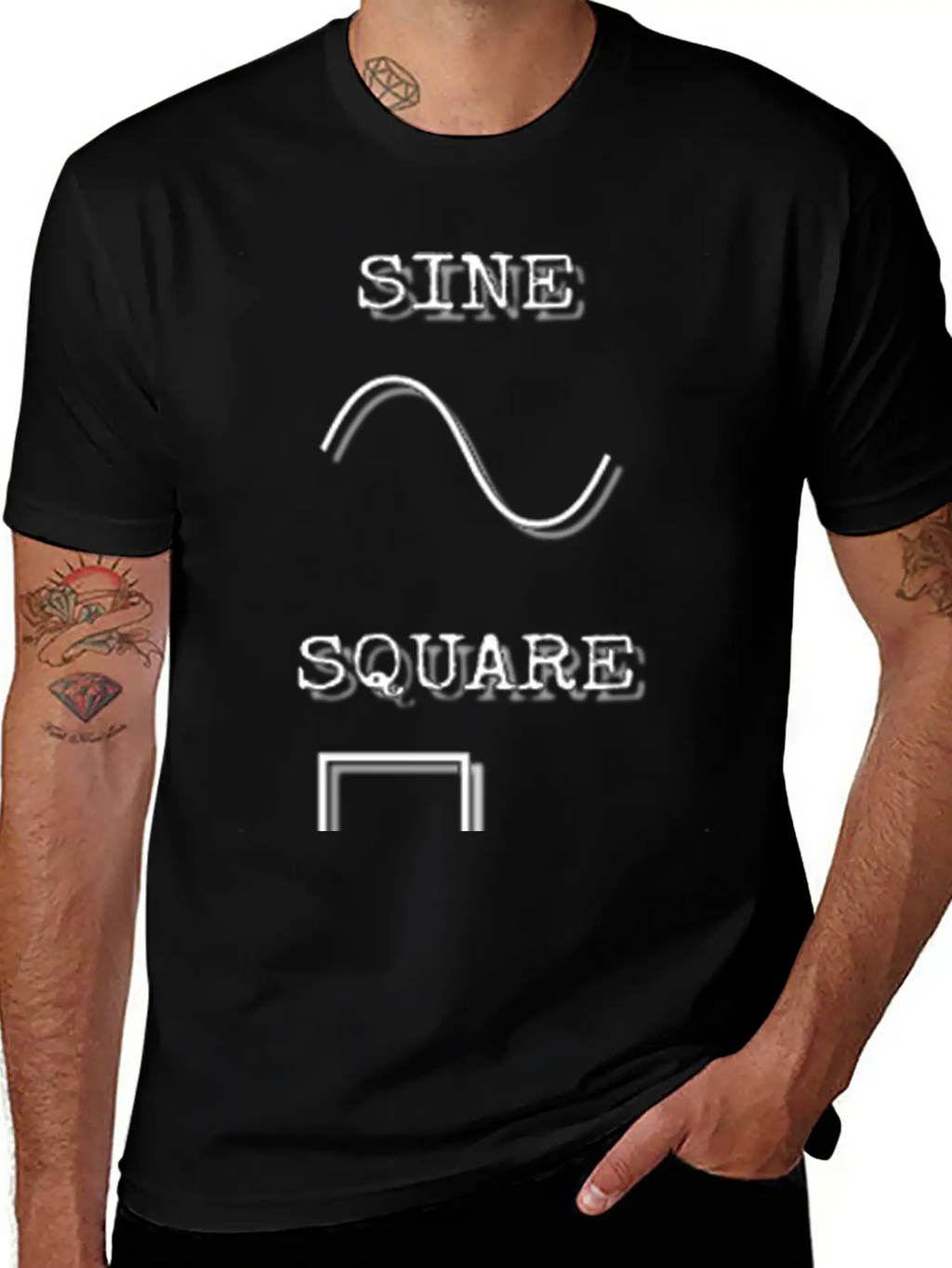 Waveforms Breathable Soft Cotton T-Shirt – Timeless Casual Look