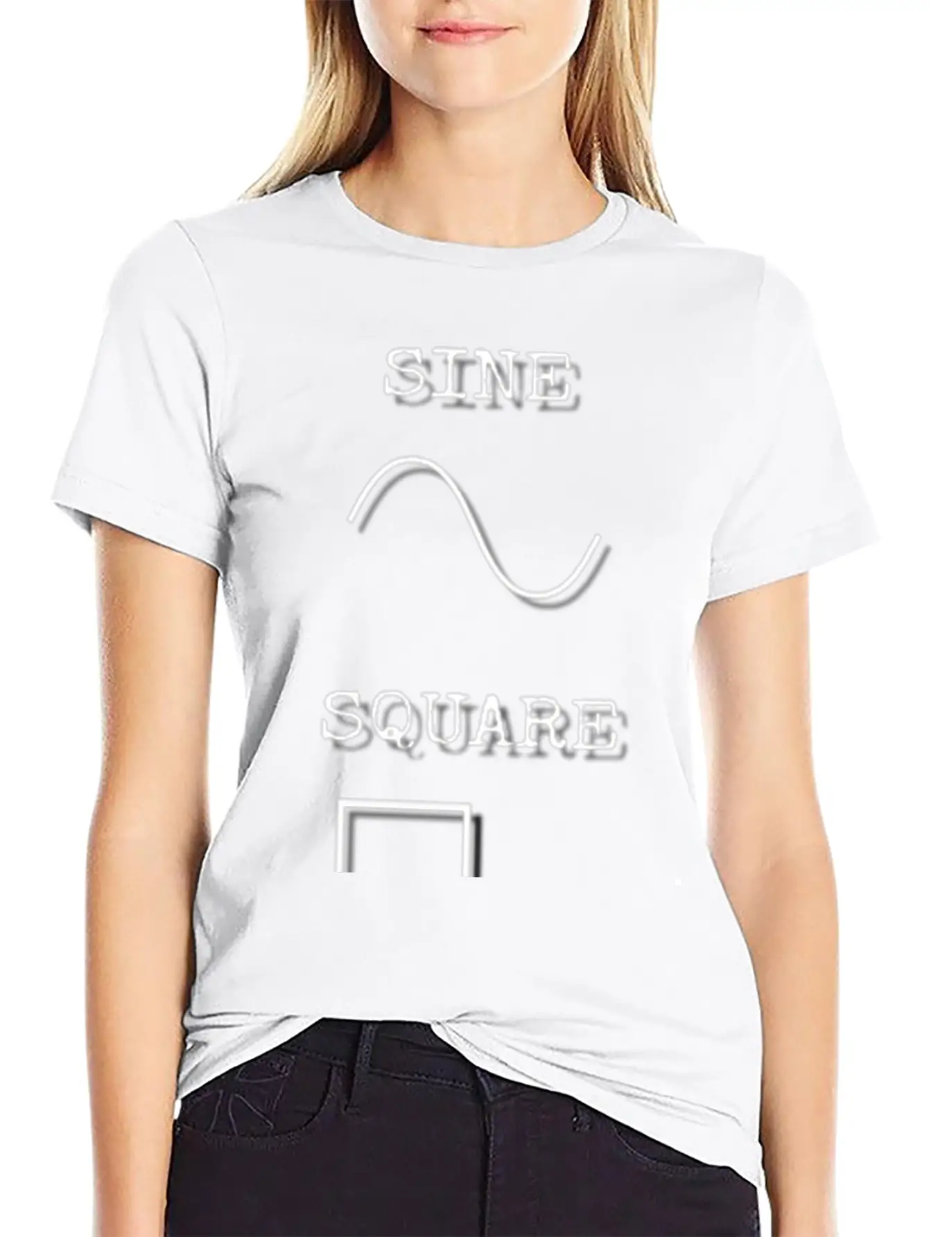 Waveforms Breathable Soft Cotton T-Shirt – Timeless Casual Look