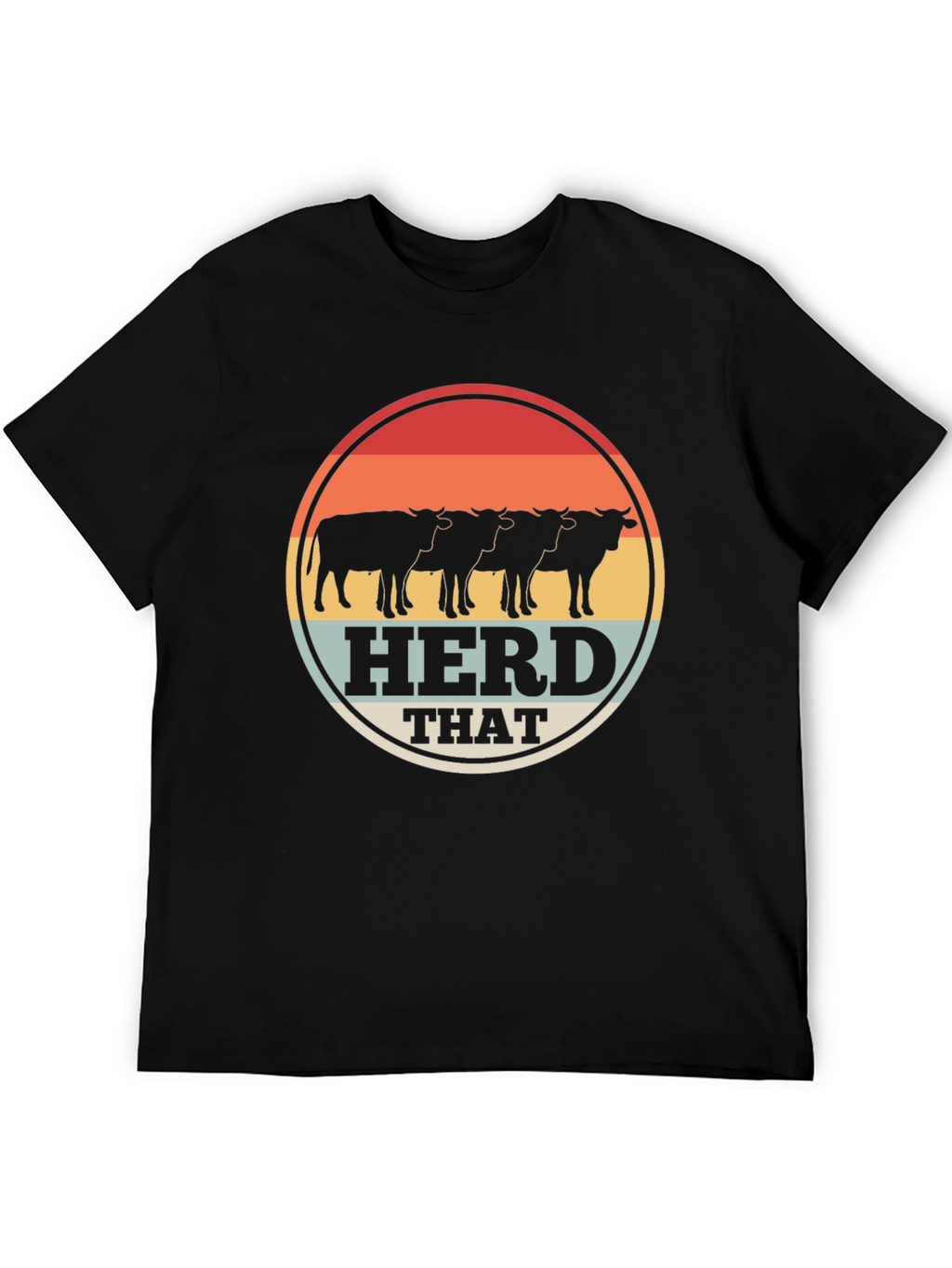 Herd That T-Shirt - Retro Style Farm Tee