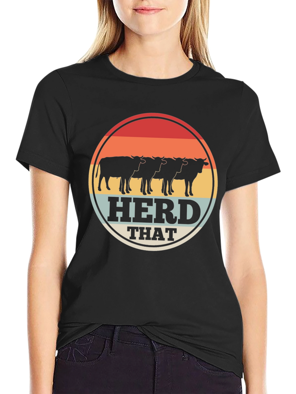 Herd That T-Shirt - Retro Style Farm Tee