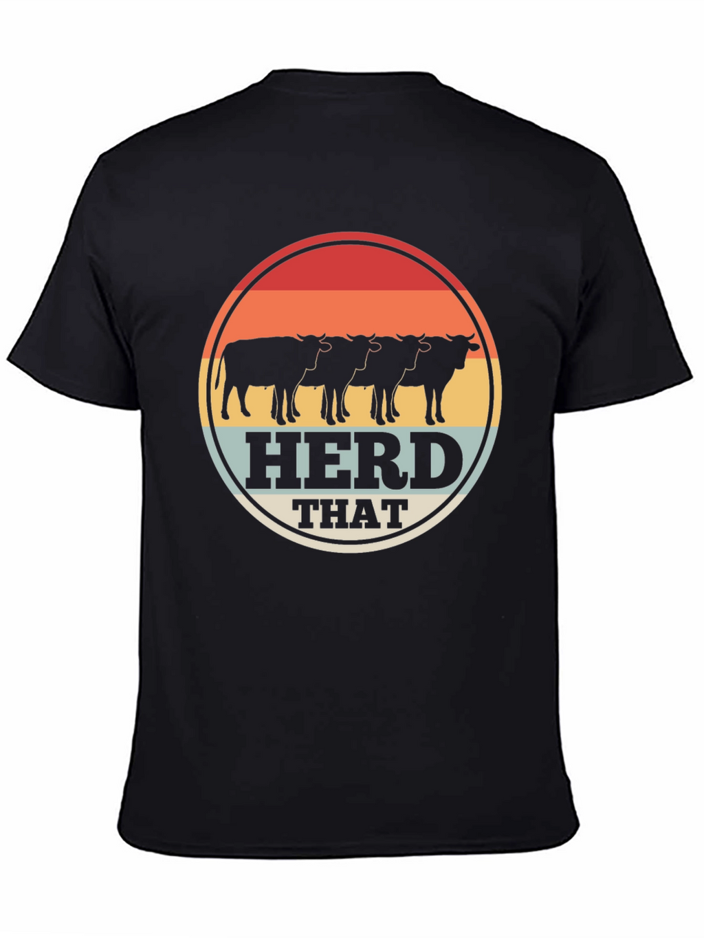 Herd That T-Shirt - Retro Style Farm Tee