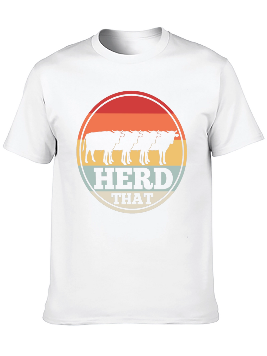 Herd That T-Shirt - Retro Style Farm Tee