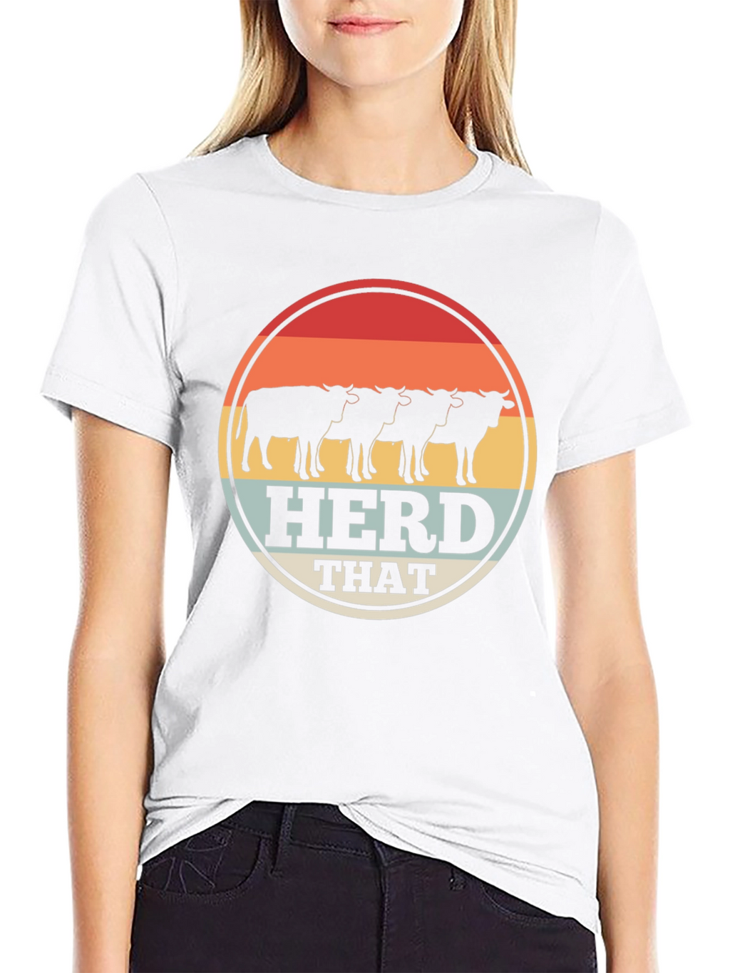 Herd That T-Shirt - Retro Style Farm Tee
