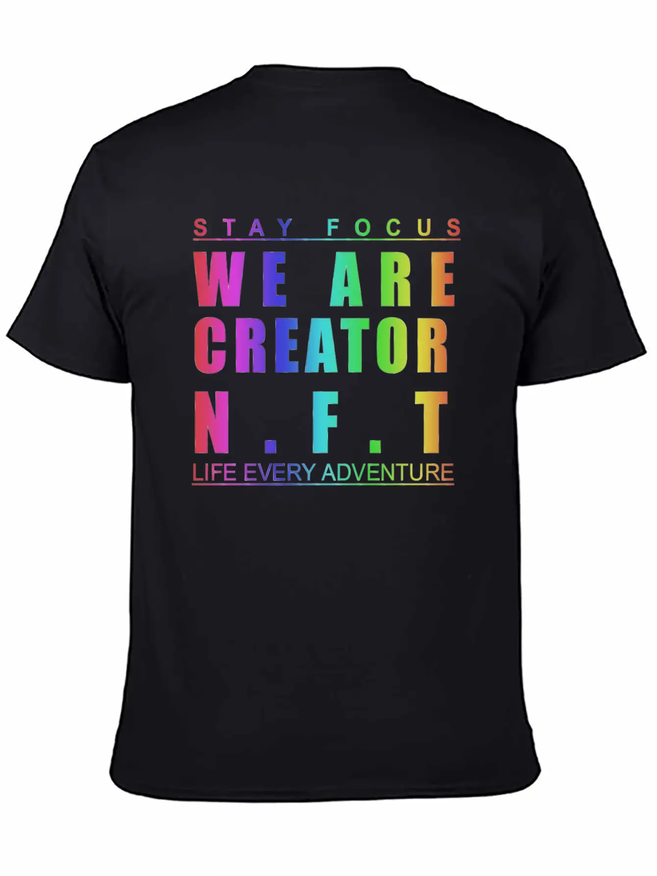 We Are Creator Nft BW Breathable Graphic T-Shirt – Perfect For Casual Days