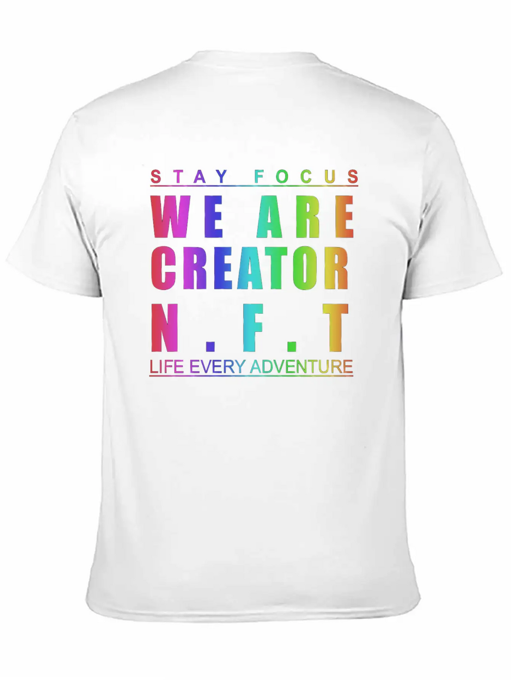 We Are Creator Nft BW Breathable Graphic T-Shirt – Perfect For Casual Days