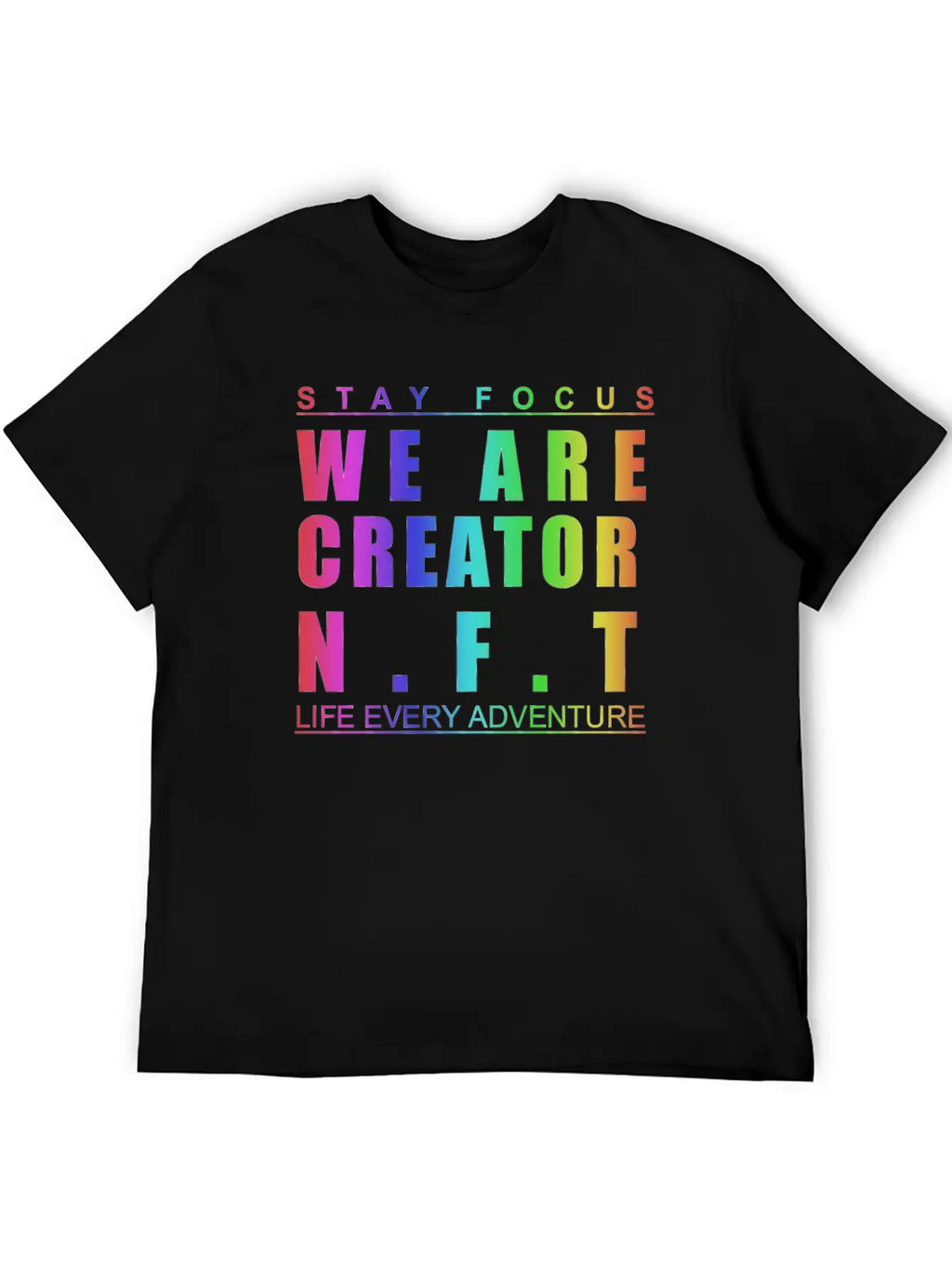 We Are Creator Nft BW Breathable Graphic T-Shirt – Perfect For Casual Days