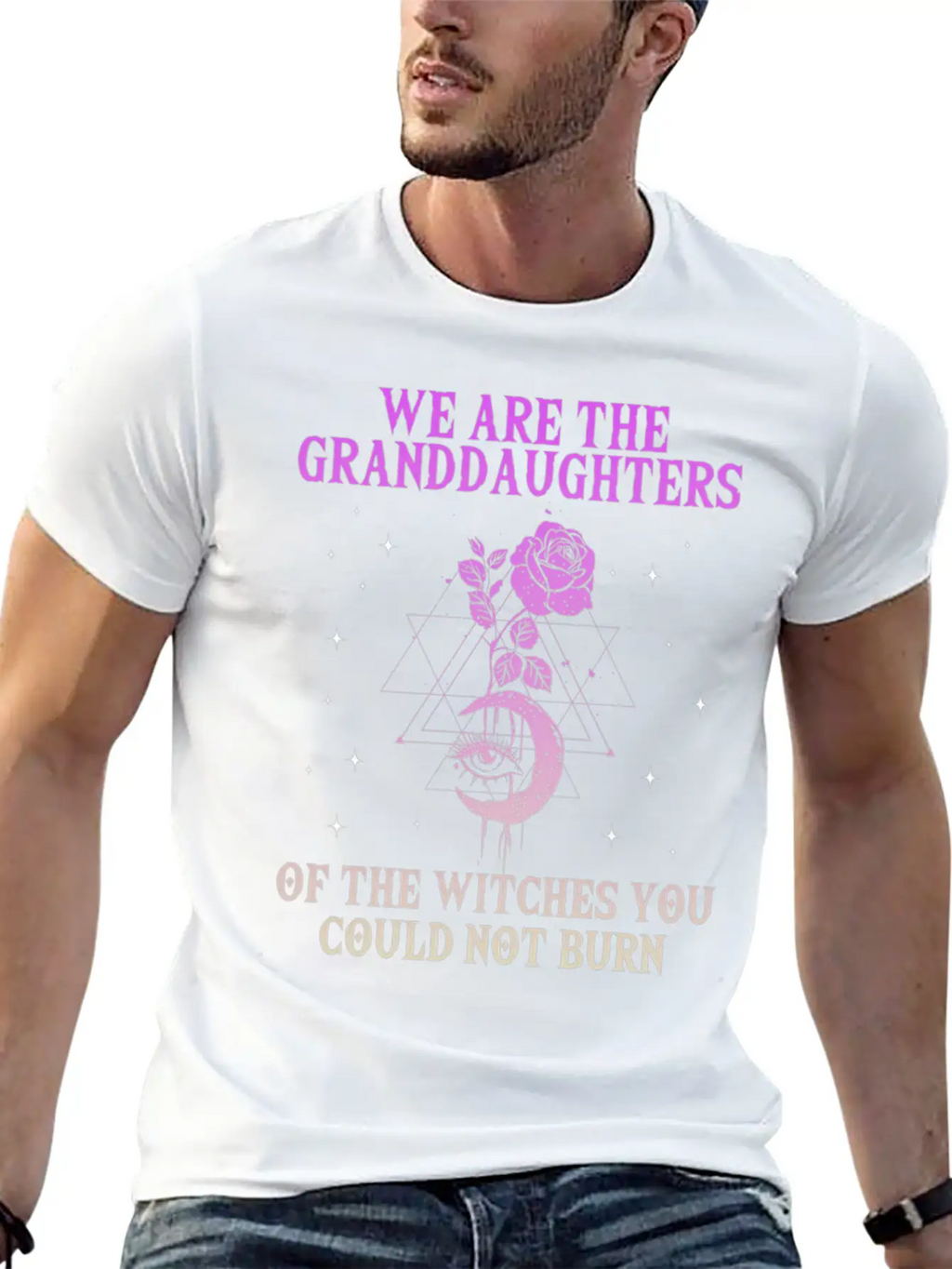 We Are The Granddaughters Of The Witches You Could Basic Graphic T-Shirt – Daily Comfort In Soft Cotton