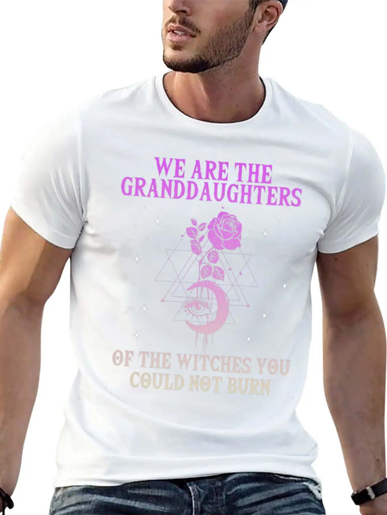 We Are The Granddaughters Of The Witches You Could Basic Graphic T-Shirt – Daily Comfort In Soft Cotton