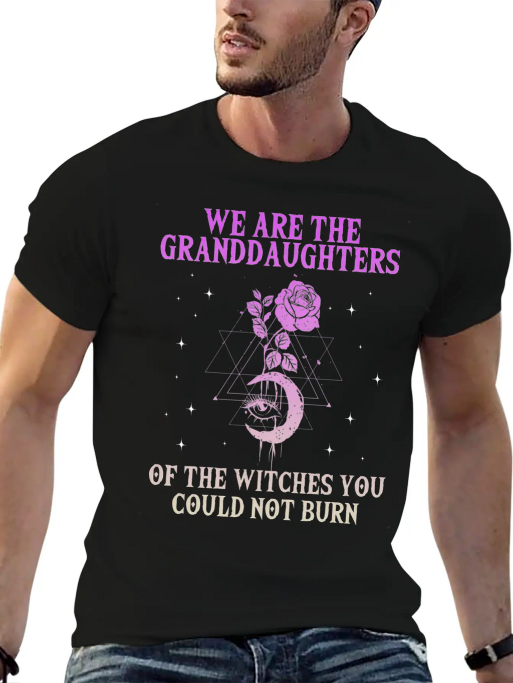 We Are The Granddaughters Of The Witches You Could Basic Graphic T-Shirt – Daily Comfort In Soft Cotton