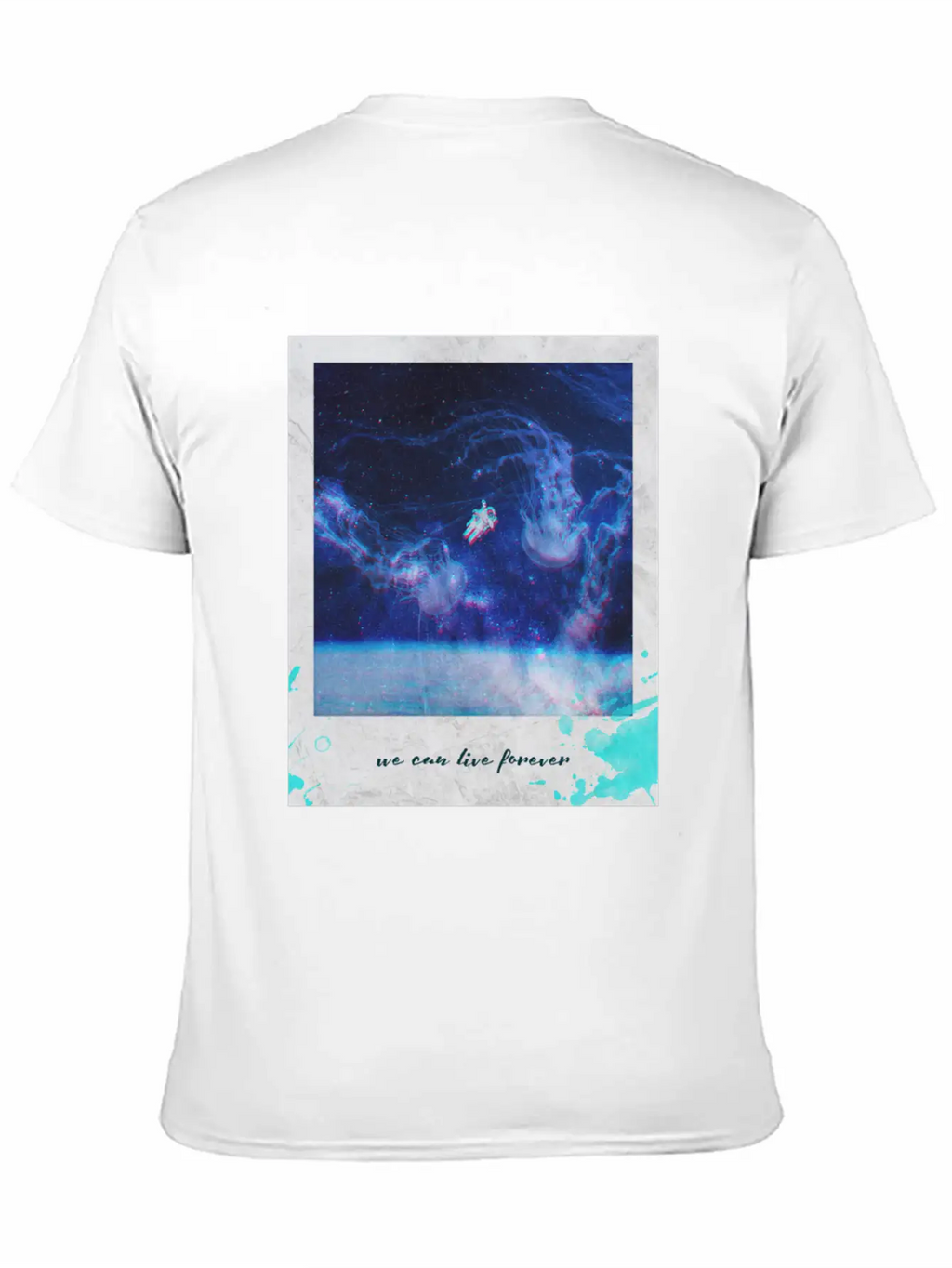 We Can Live Longer Astronaut Breathable Graphic T-Shirt – Perfect For Casual Days