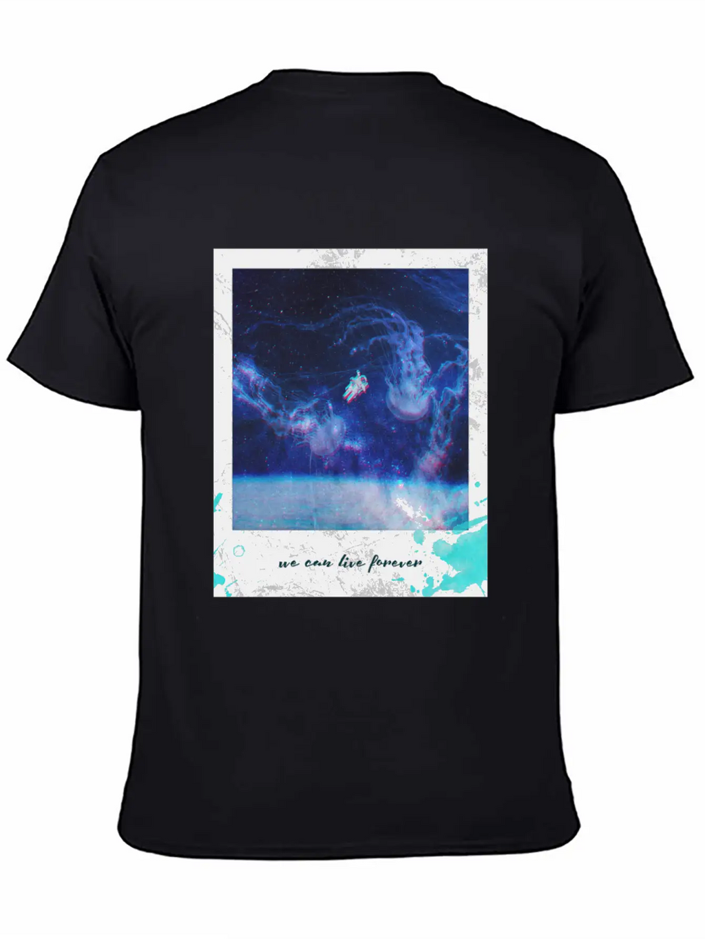 We Can Live Longer Astronaut Breathable Graphic T-Shirt – Perfect For Casual Days