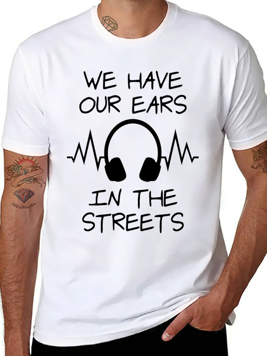 We Havve Our Ears Breathable Soft Cotton T-Shirt – Timeless Casual Look