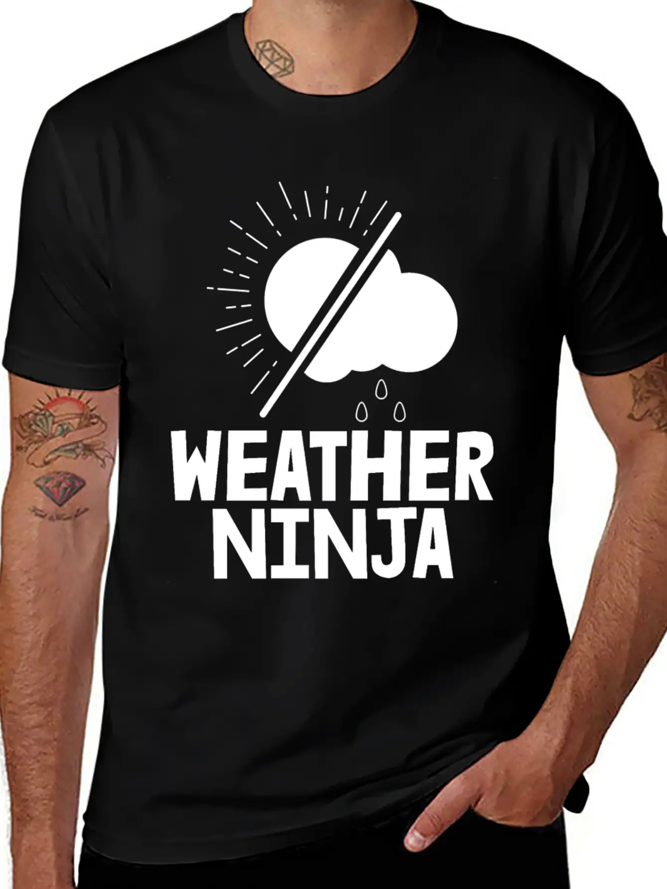 Weather Ninja Relaxed Everyday Tee – Lightweight And Durable Cotton