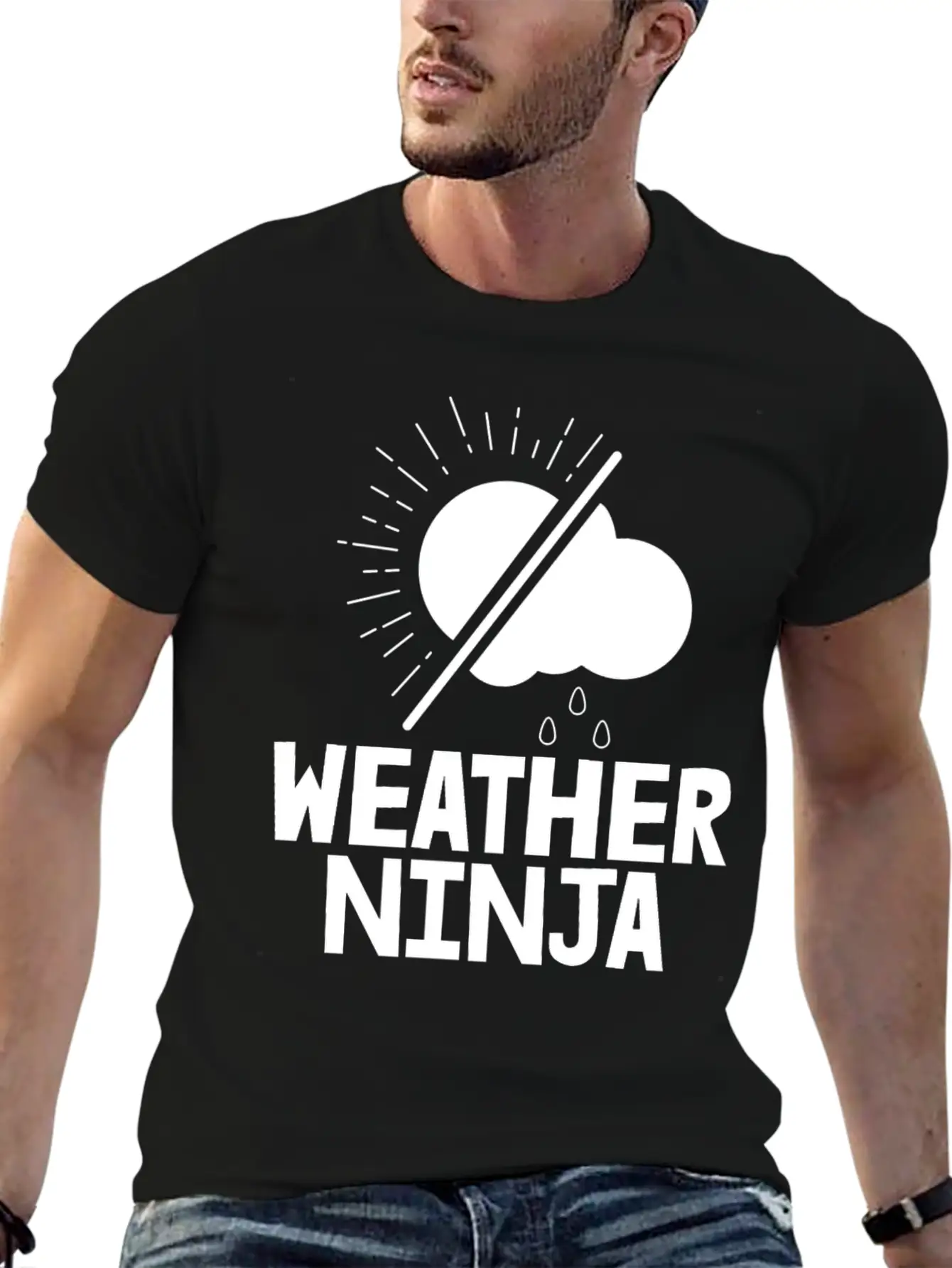 Weather Ninja Relaxed Everyday Tee – Lightweight And Durable Cotton