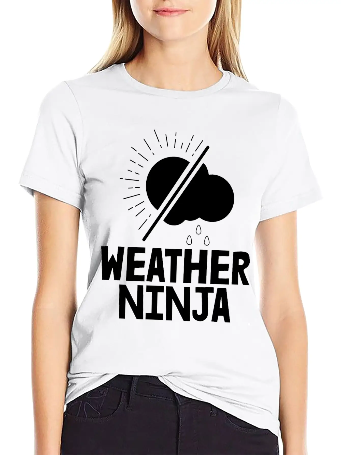 Weather Ninja Relaxed Everyday Tee – Lightweight And Durable Cotton