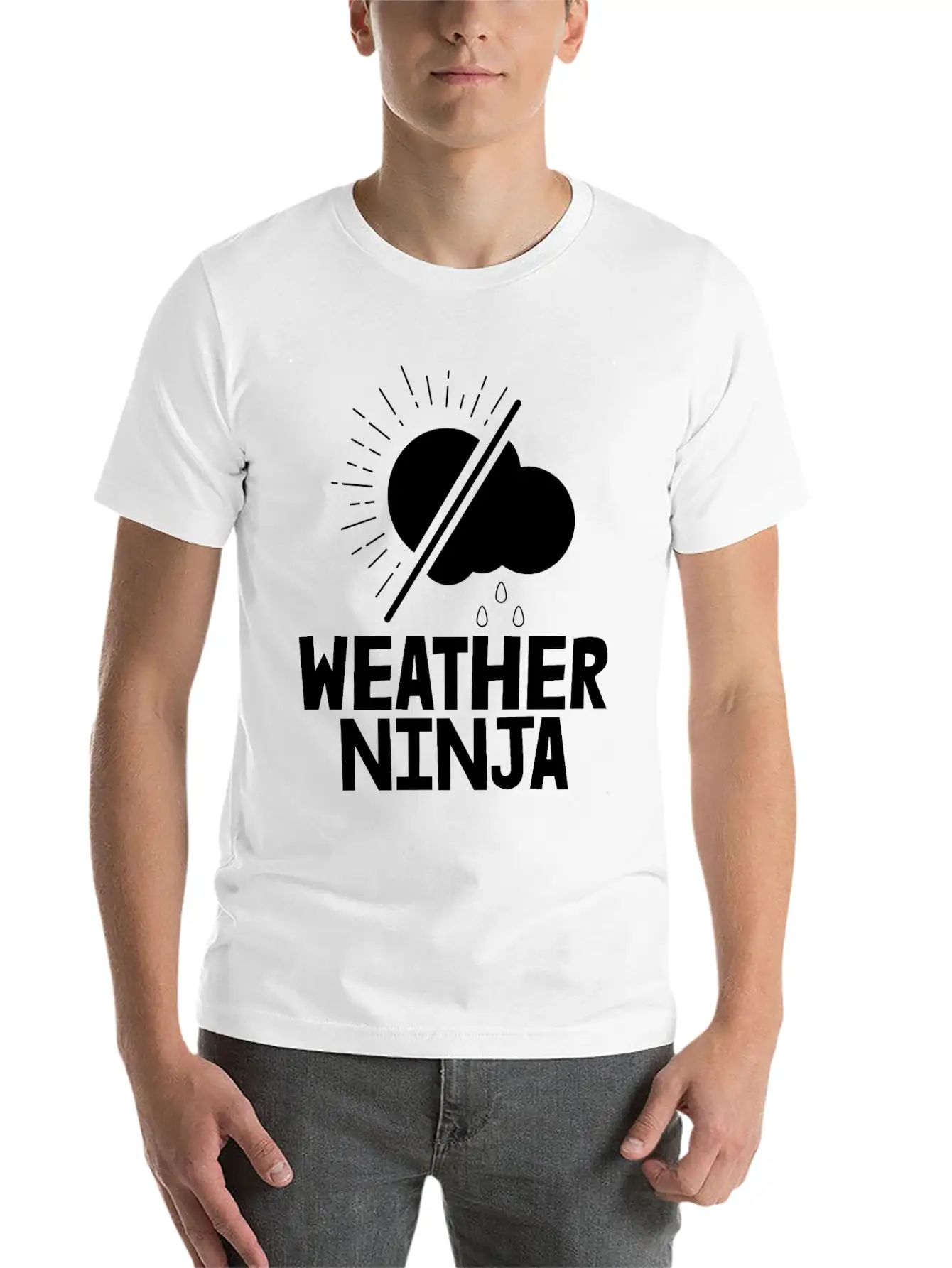 Weather Ninja Relaxed Everyday Tee – Lightweight And Durable Cotton