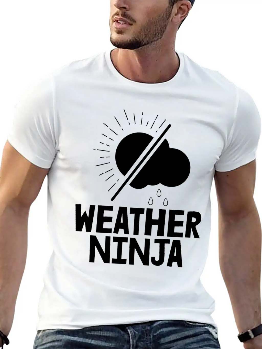 Weather Ninja Relaxed Everyday Tee – Lightweight And Durable Cotton