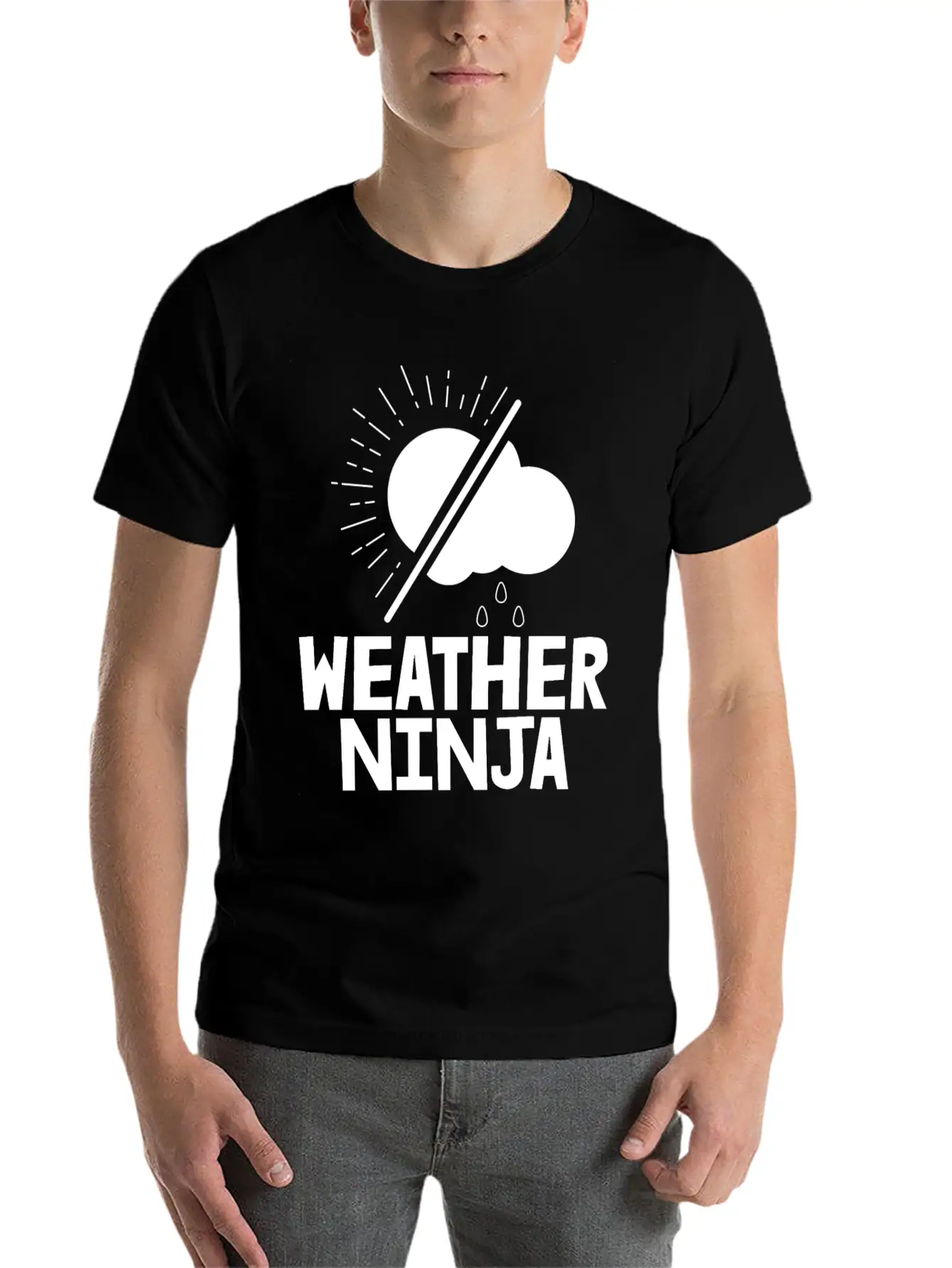 Weather Ninja Relaxed Everyday Tee – Lightweight And Durable Cotton