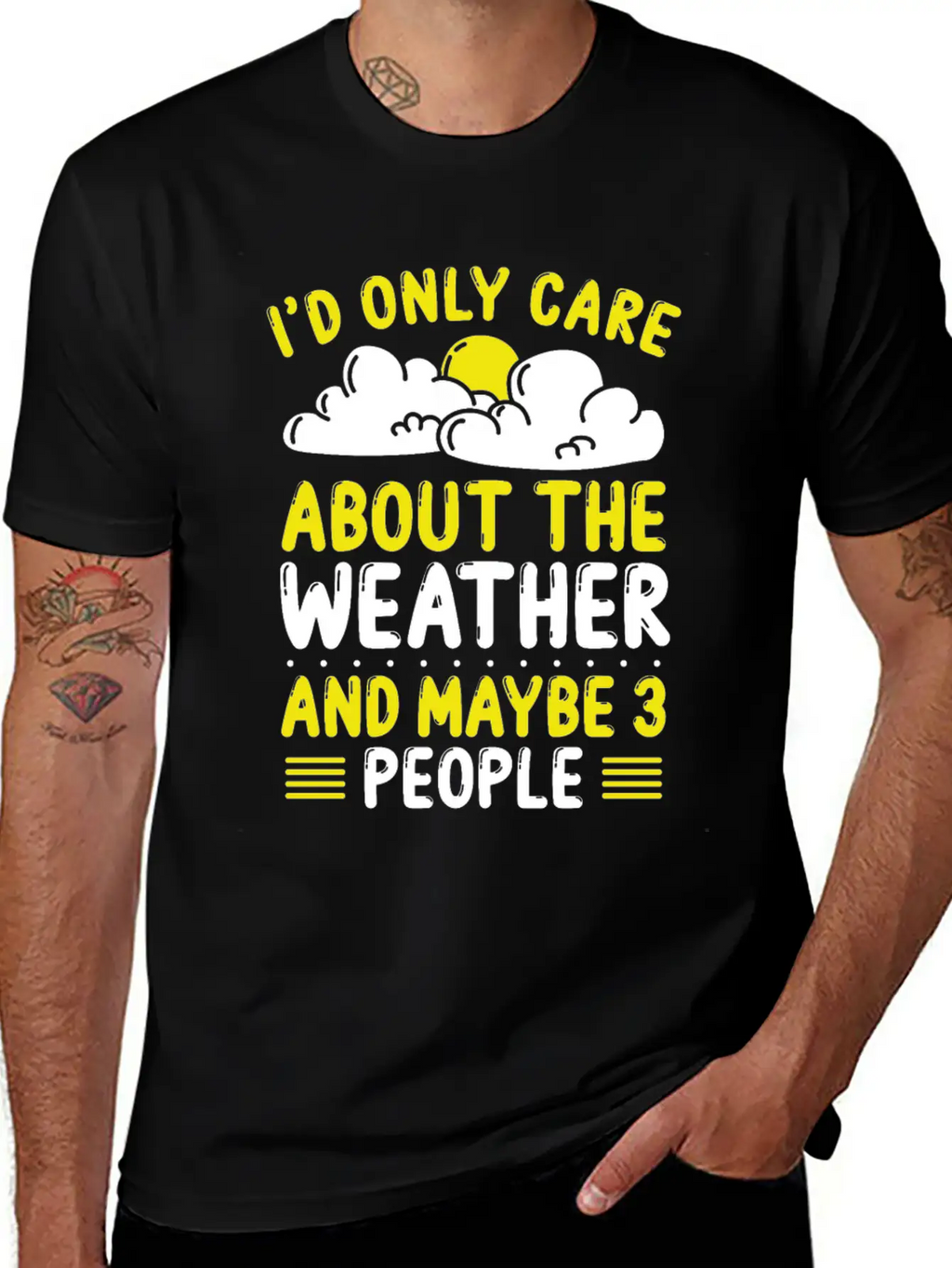 Weathermen Wind Sun Weather Forecast Classic Cotton Tee – Unisex Comfort For Any Season