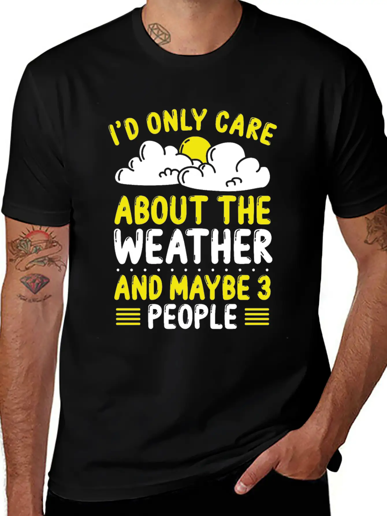 Weathermen Wind Sun Weather Forecast Classic Cotton Tee – Unisex Comfort For Any Season
