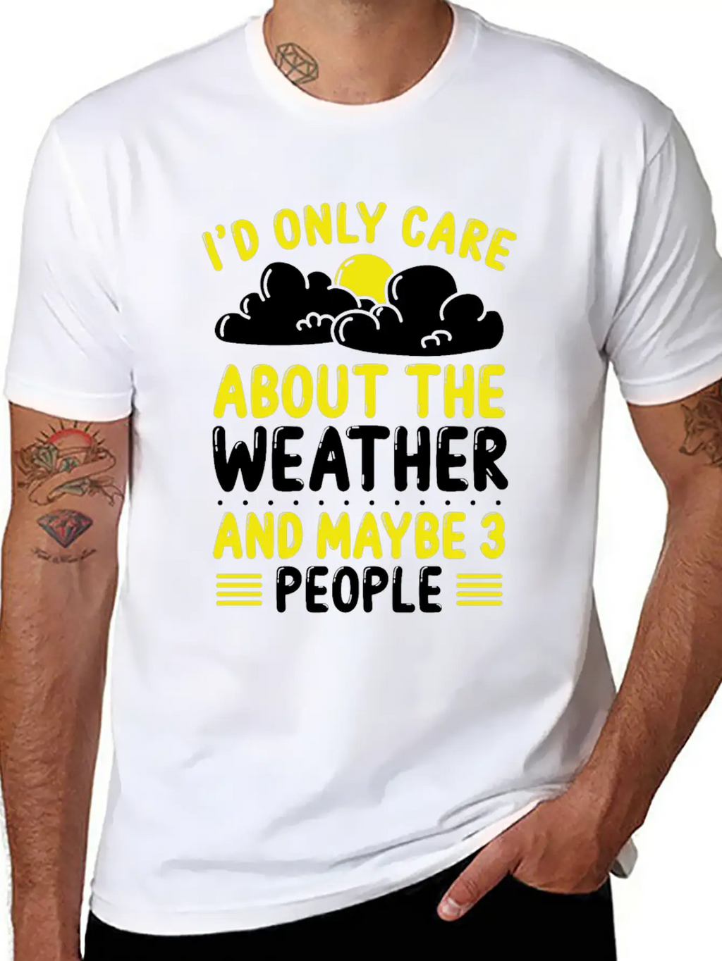 Weathermen Wind Sun Weather Forecast Classic Cotton Tee – Unisex Comfort For Any Season