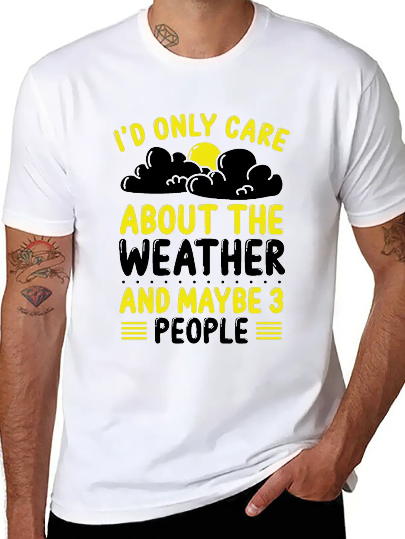 Weathermen Wind Sun Weather Forecast Classic Cotton Tee – Unisex Comfort For Any Season