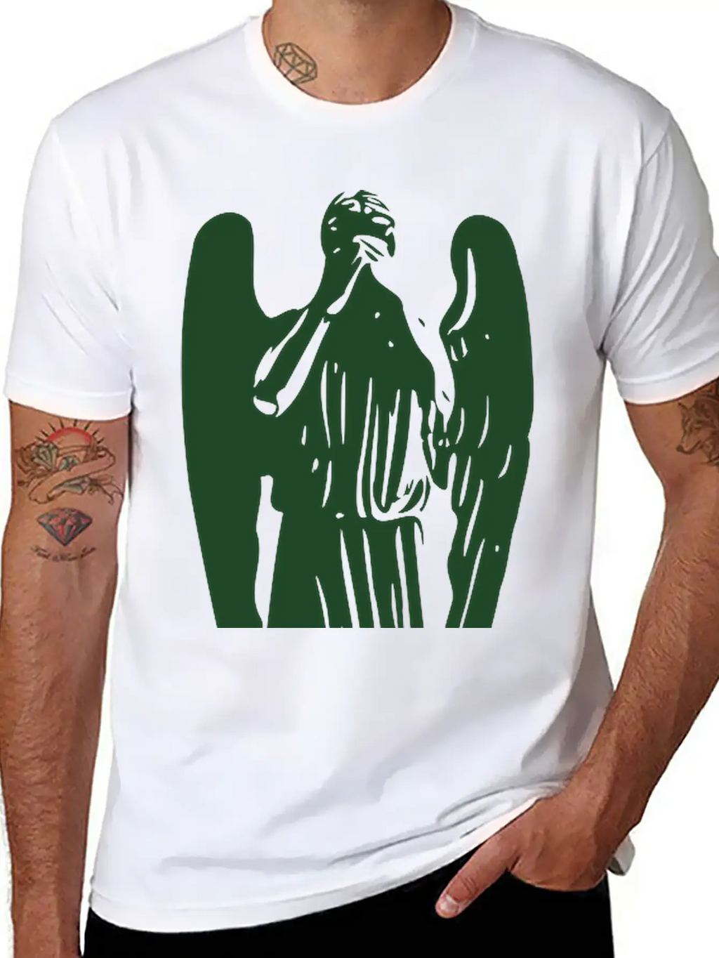 Weeping Angel Stylish Everyday T-Shirt – Unisex Basic Cotton Tee